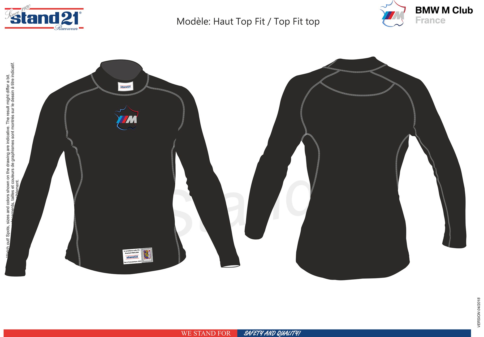 Haut de sous-vêtements Top Fit – BMW M Club France